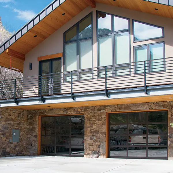 aluminum glass garage doors