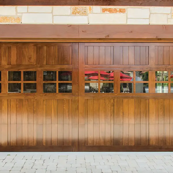 wood garage doors